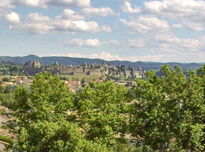 הוילה קרקסון Gite Avec Vue Imprenable Sur La Cite מראה חיצוני תמונה